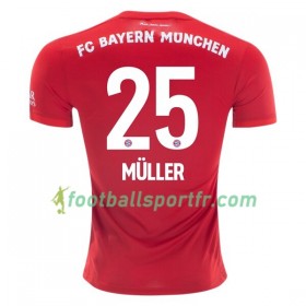 Tenue Bayern Munich Thomas Müller 25 Domicile 2019-2020 Maillot de Foot